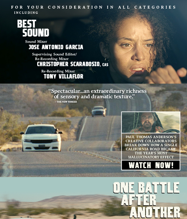 Paul Thomas Anderson's creative collaborators break down how a single California road became the year's most hallucinatory effect. Watch now!